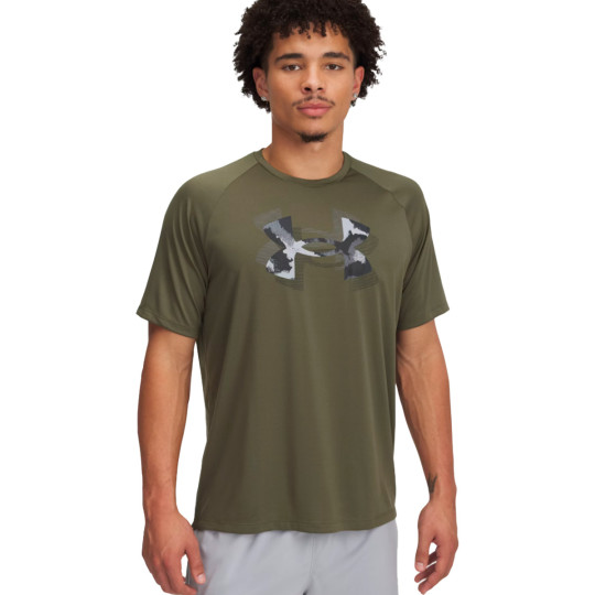Camiseta Under Armour Ua M Tech Print Fill Ss Green