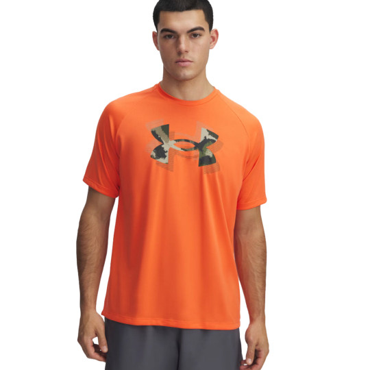 Camiseta Under Armour Ua Tech Print Fill Orange