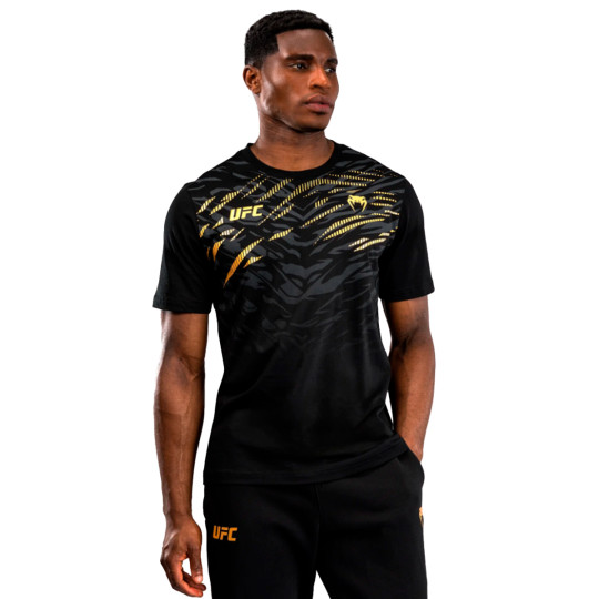 Camiseta Venum Fight Night 4.0 Black-Gold