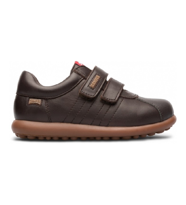 Camper Zapatillas de piel Pelotas Ariel marrón