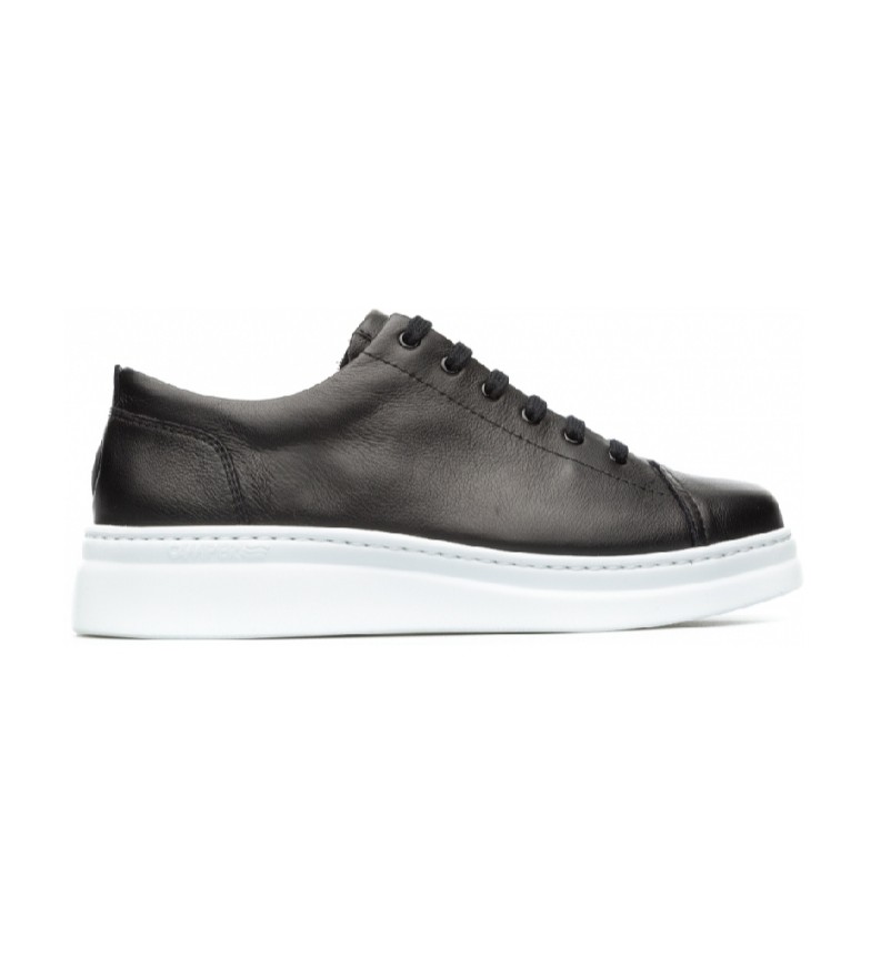Camper Zapatillas de piel Runner Up negro