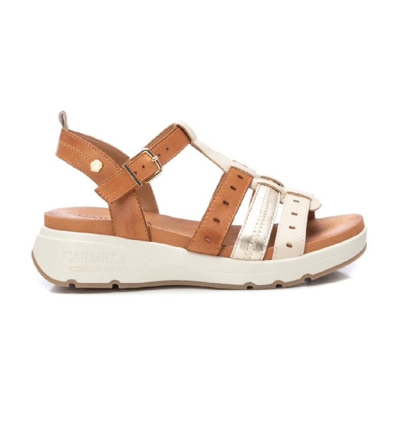 Carmela Sandalias de piel 161642 marrón