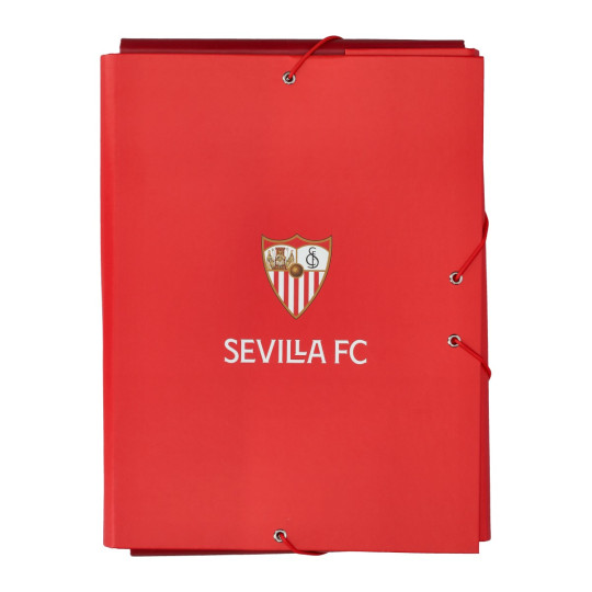 Carpeta Sevilla FC Folio 3 solapas Sevilla FC Rojo