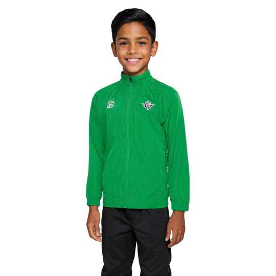 Chaqueta Hummel Real Betis Pre-Match 2024-2025 Niño Fern Green-White