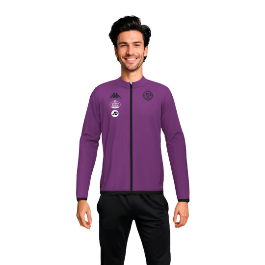 Chaqueta Kappa Real Valladolid Pre-Match 2024-2025 Violet- Blue Iris Black