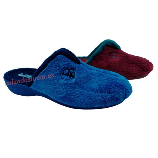 Chinela cuña y terciopelo Vulca-Bicha