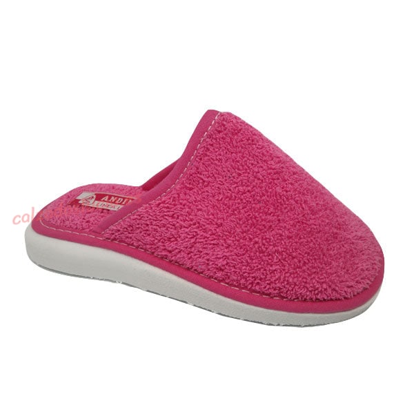 Chinela rizo puntera cerrada de niña Andinas