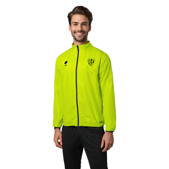 Chubasquero Soka Sociedad Deportiva Huesca Training 2024-2025 Laser Yellow-Panther Black