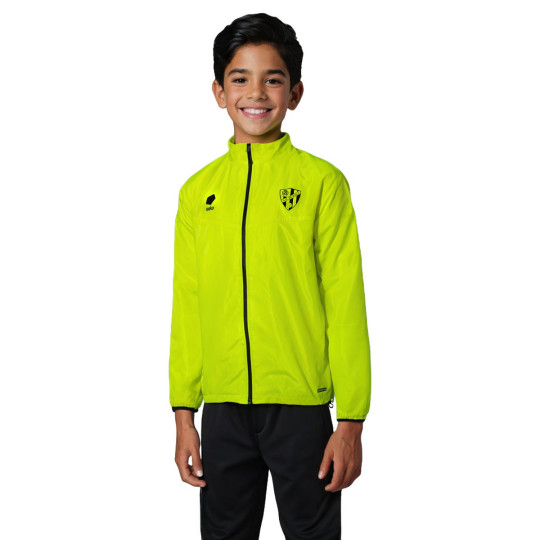 Chubasquero Soka Sociedad Deportiva Huesca Training 2024-2025 Niño Laser Yellow-Panther Black
