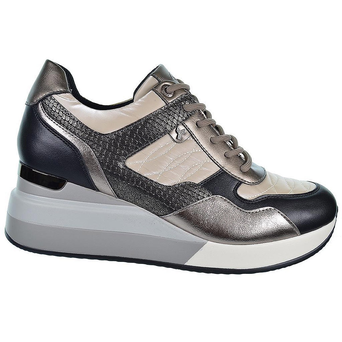 Cilene Yumas Zapato Sneaker Transpirable Cordones Cuña Mujer