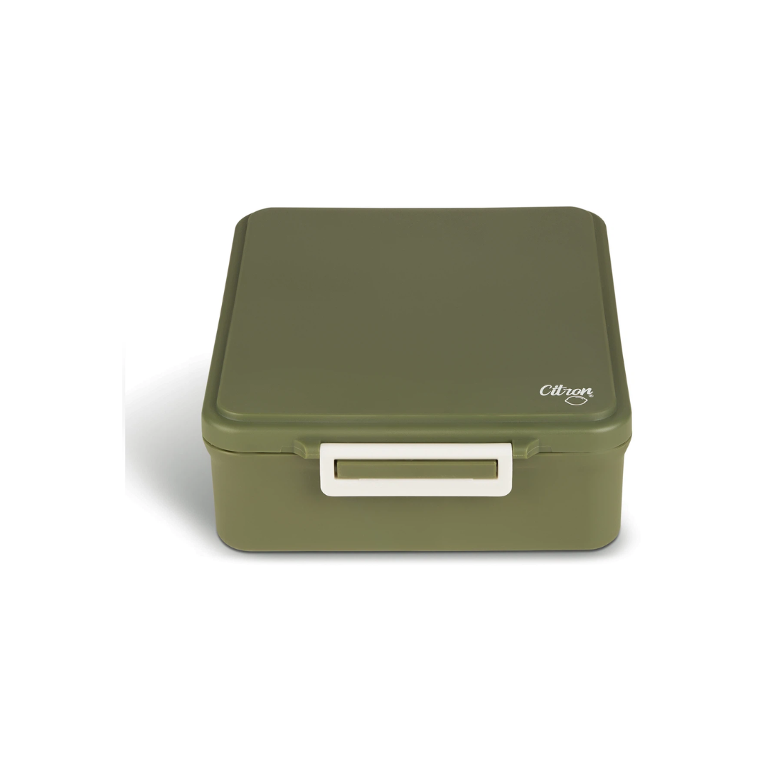 Fiambrera grande de tritán + termo sólido 250ml Citron Verde