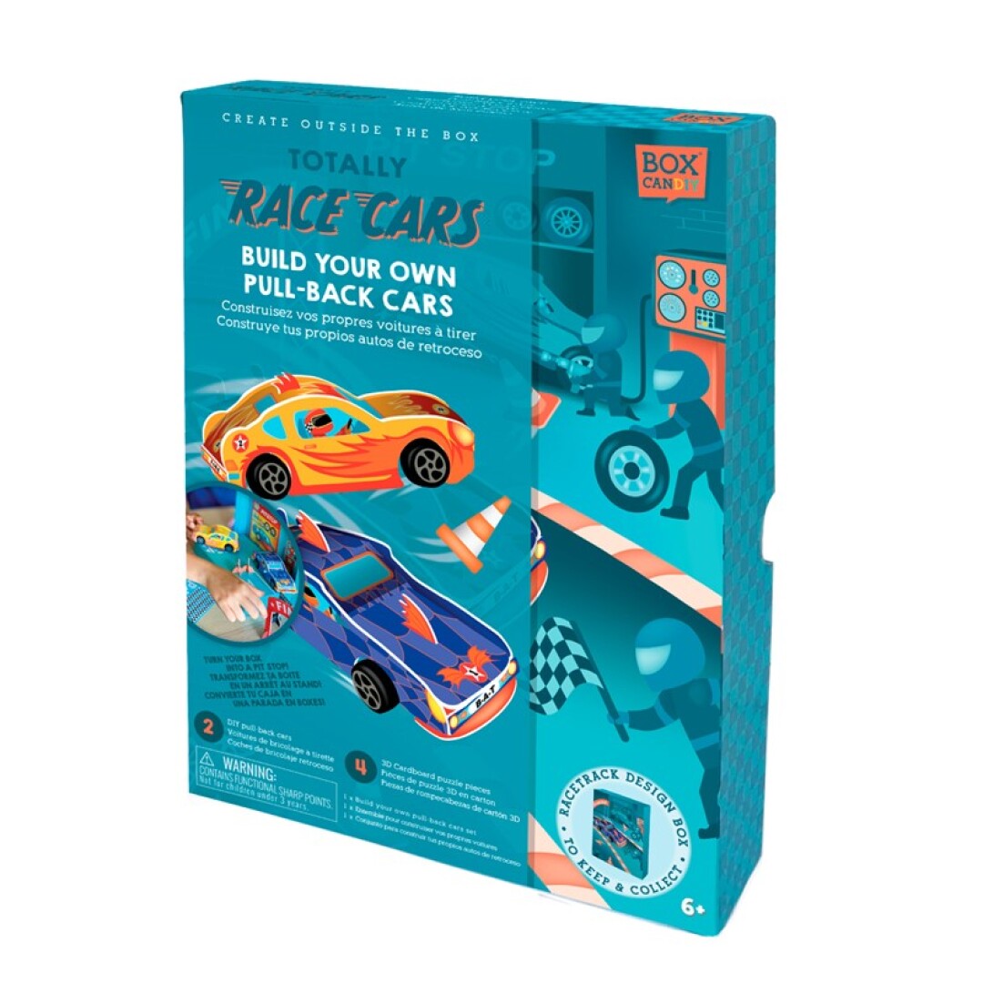 Set crea tu box con coches de carreras - BOX CANDIY
