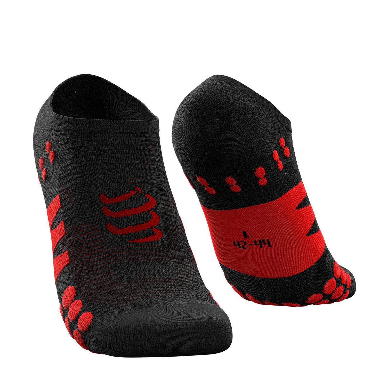 Compressport 3D Dots Calcetines Black/Red