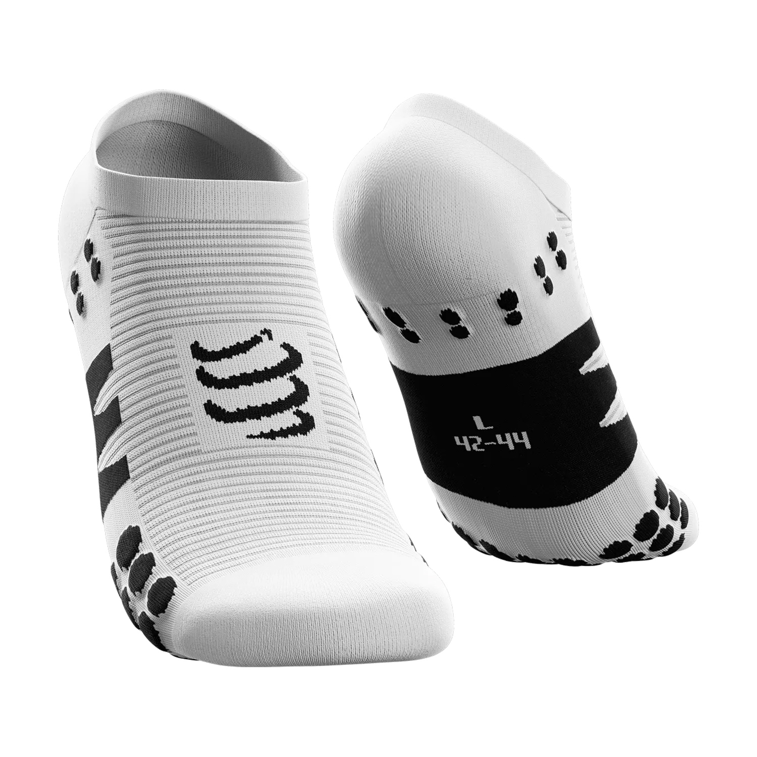 Compressport 3D Dots Calcetines White/Black