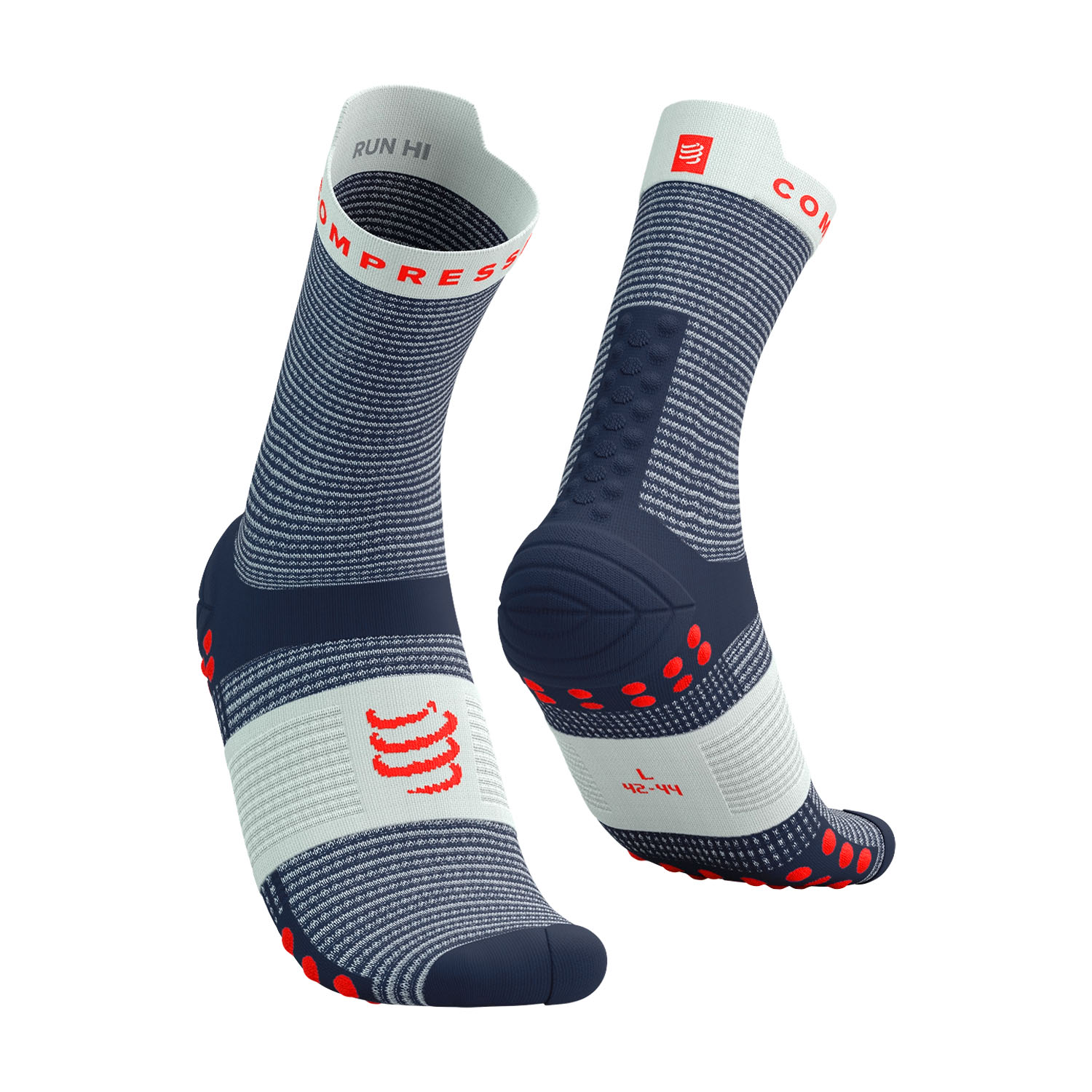 Compressport Pro Racing V4.0 Calcetines Blues/Sugar