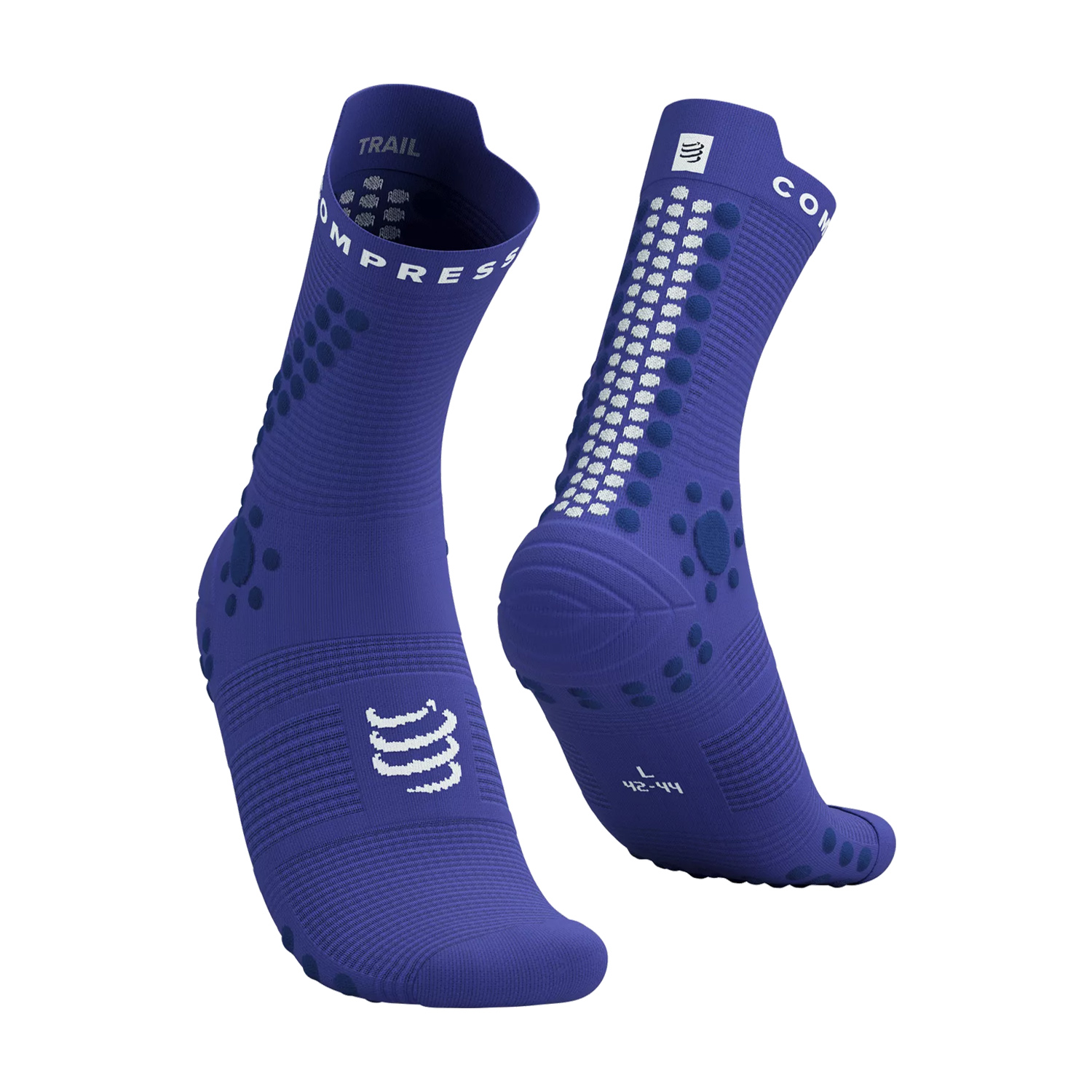 Compressport Pro Racing V4.0 Trail Calcetines Dazz Blue/Blues