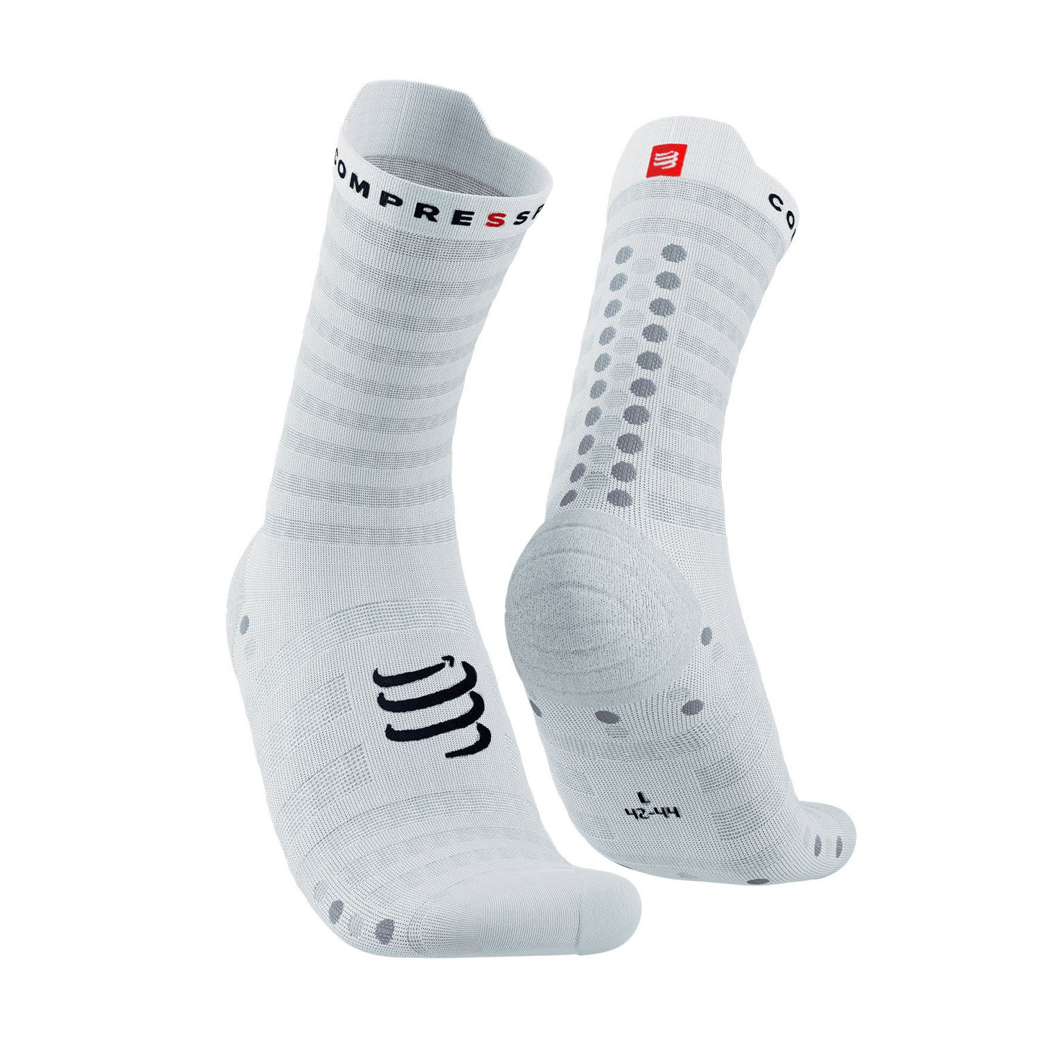 Compressport Pro Racing V4.0 Ultralight Calcetines White/Alloy