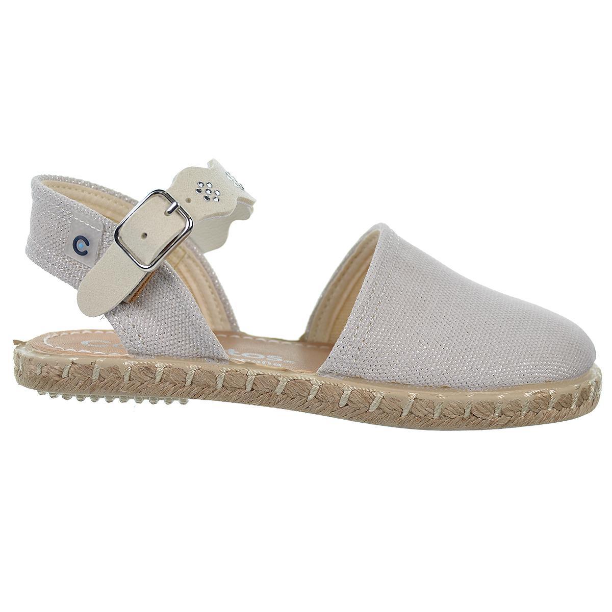 Conguitos 215026 Alpargata Textil Acolchada Hebilla Niña