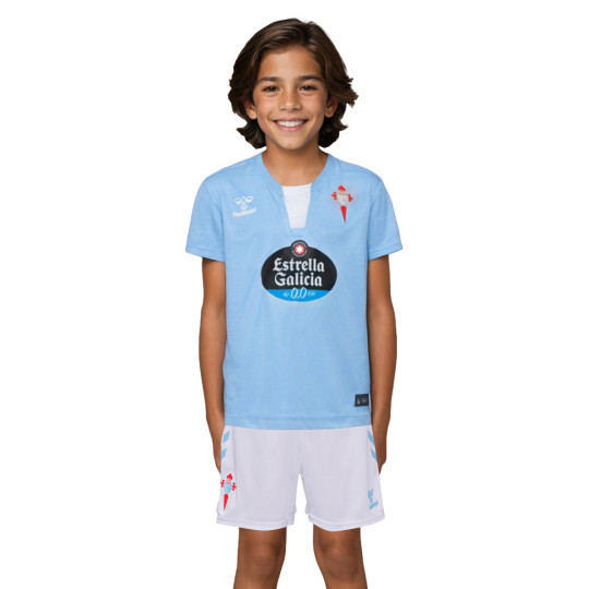 Conjunto Hummel Celta De Vigo Primera Equipación 2024-2025 Niño Blue Bell