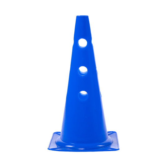 Cono SP Fútbol 38 cm Agujereado para Picas Azul