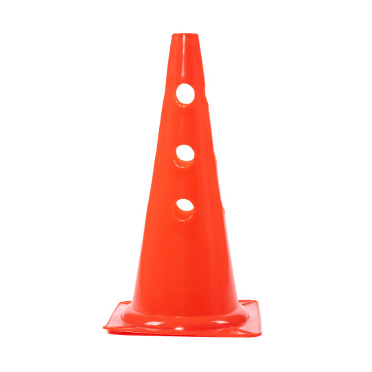 Cono SP Fútbol 38 cm Agujereado para Picas Naranja