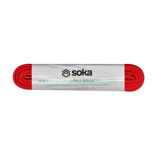 Cordones Soka Deportivos Estándar Rojo