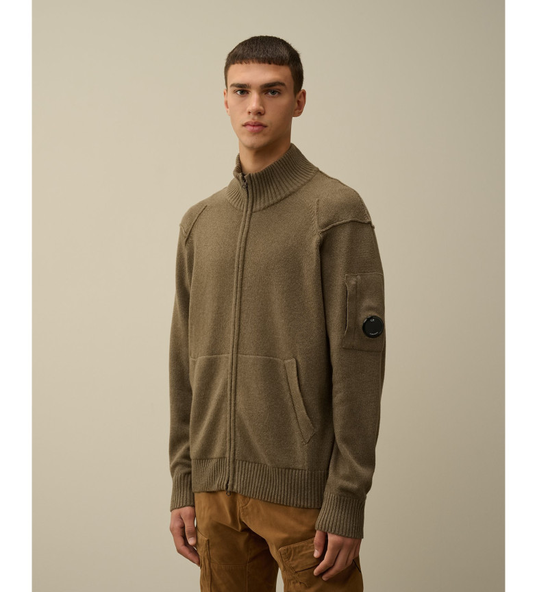 C.P. Company Cárdigan Lambswool beige