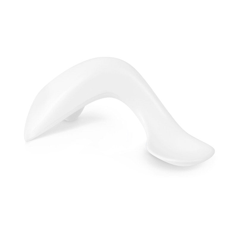 Cuchara de aprendizaje para zurdos Kizingo blanca