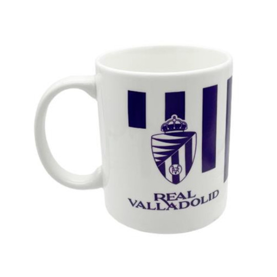 Taza Valladolid CF Cerámica Escudo Morado Real Valladolid CF Morado