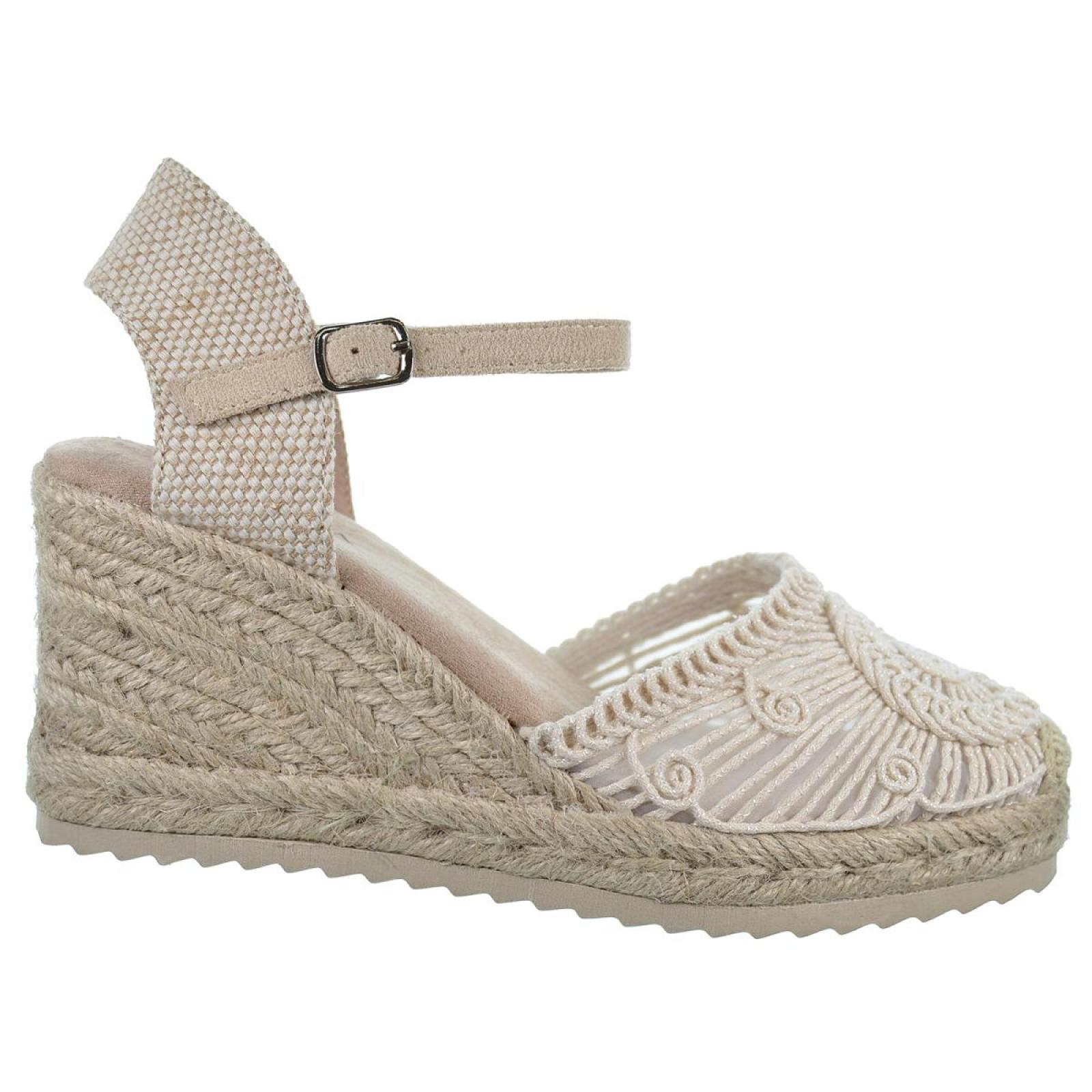 D´angela 26053 Alpargata Acolchada Cuña 8 cm Mujer