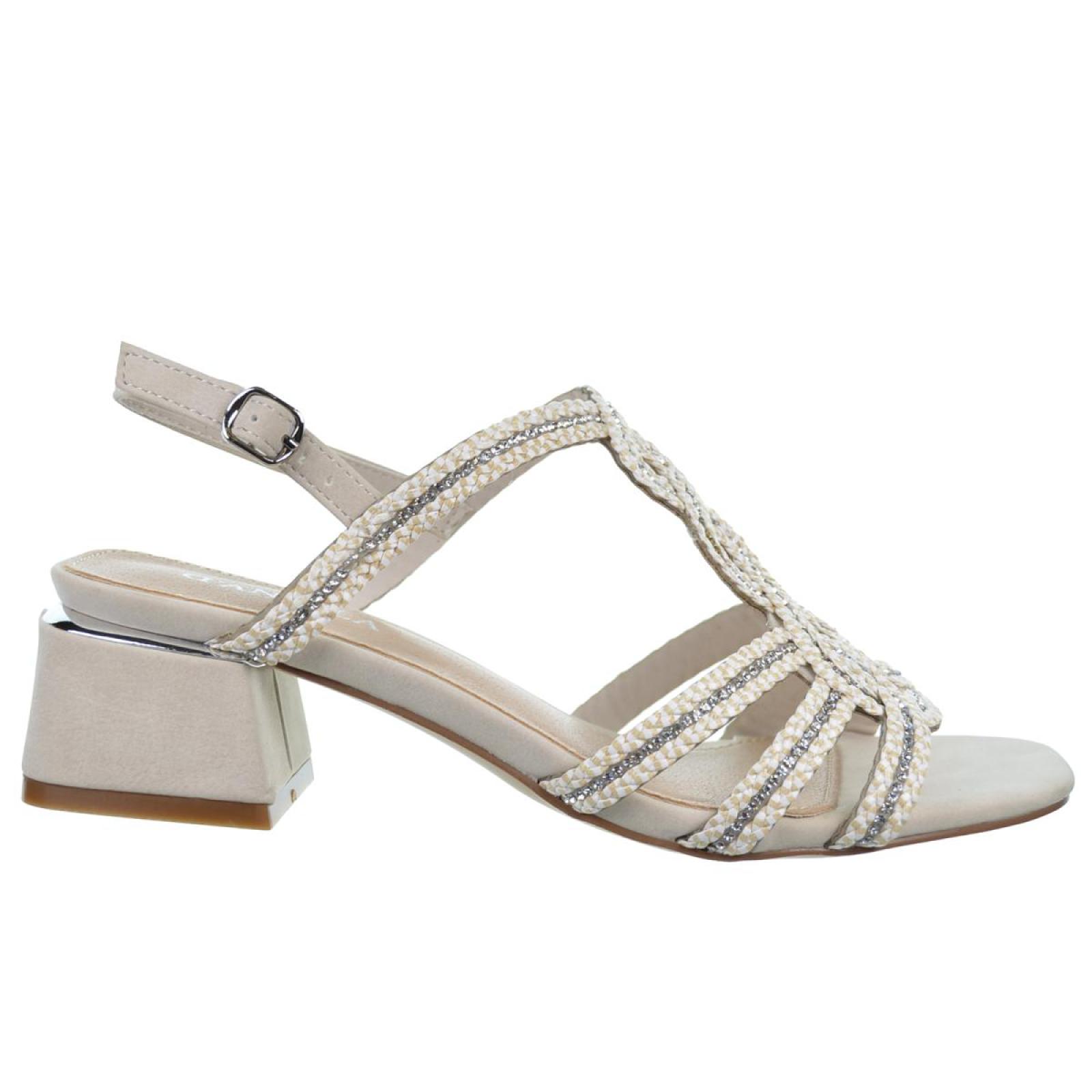 D´Angela 26120 Sandalia Fantasia Confort Tacón Mujer