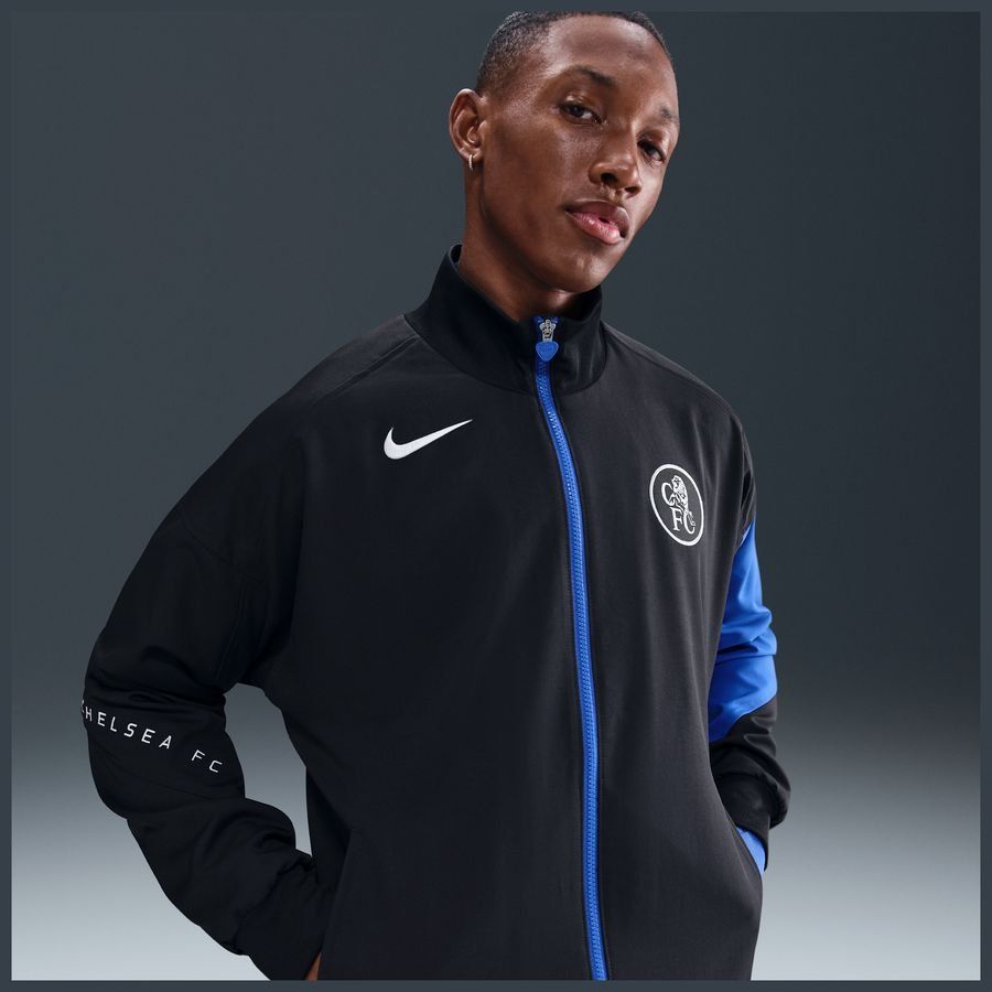 Chelsea Chaqueta de entrenamiento Dri-FIT Strike Anthem 3ª - Negro/Juego real/Field Silver