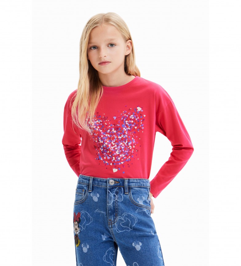 Desigual Camiseta Laurie Disney Rojo