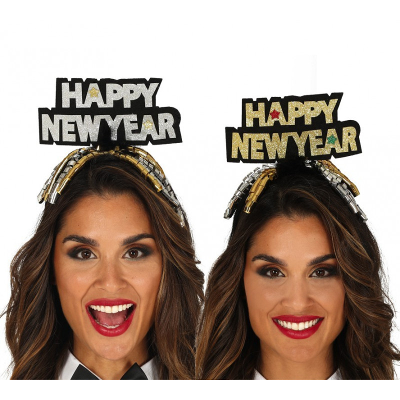 Diadema Año Nuevo Oro / Plata-01NAVIDAD-7245