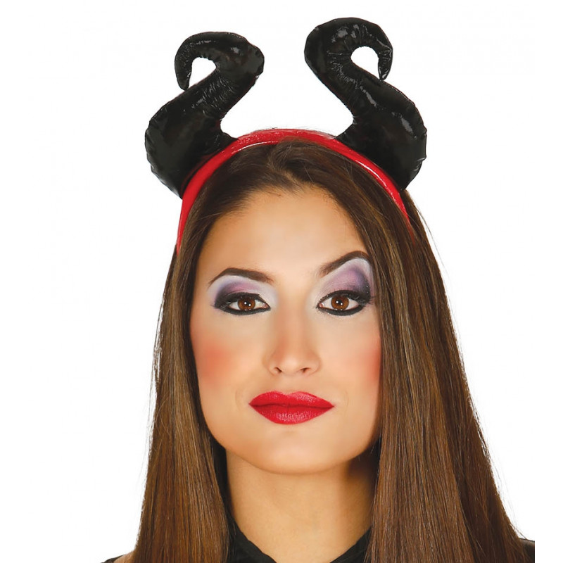 Diadema con Cuernos de Diablesa-2D18-100-18547