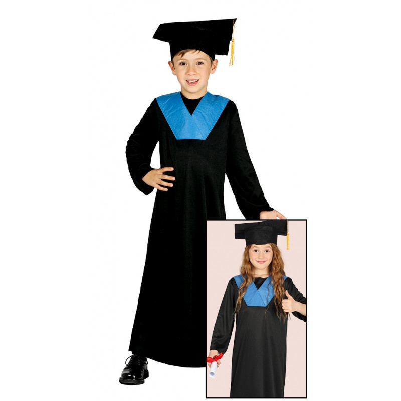Disfraz de estudiante infantil, traje de graduación para niño-2M2-85615