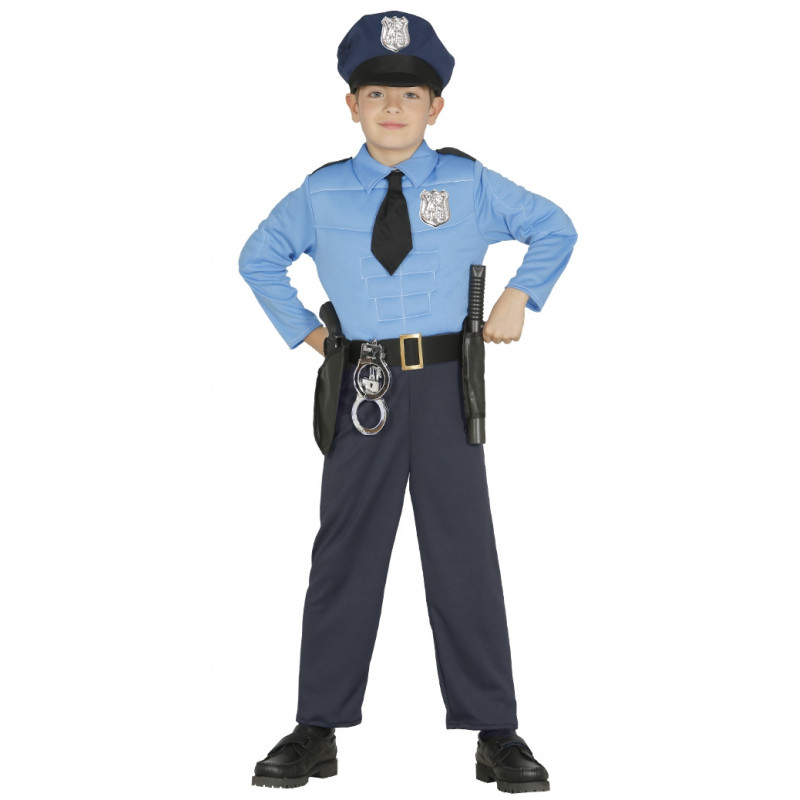 Disfraz de Policía infantil . Traje de oficial para niño-2M4-85896