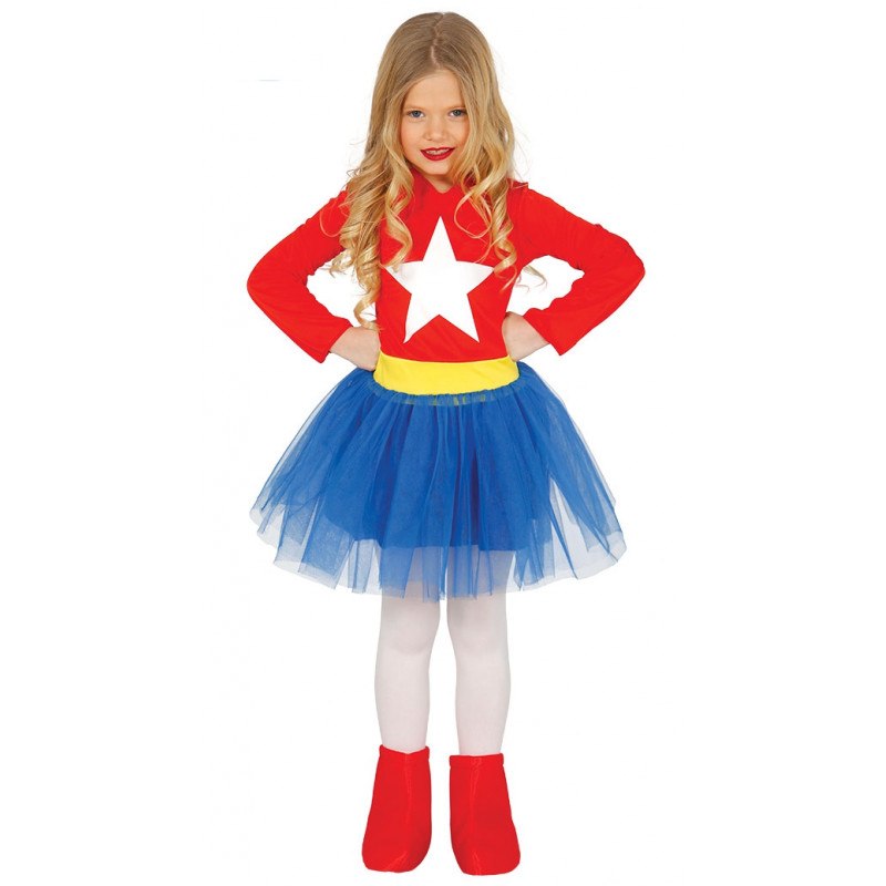 Disfraz de Super Chica infantil - Disfraz de Wonder Woman para Niña-2019-2N2-83214