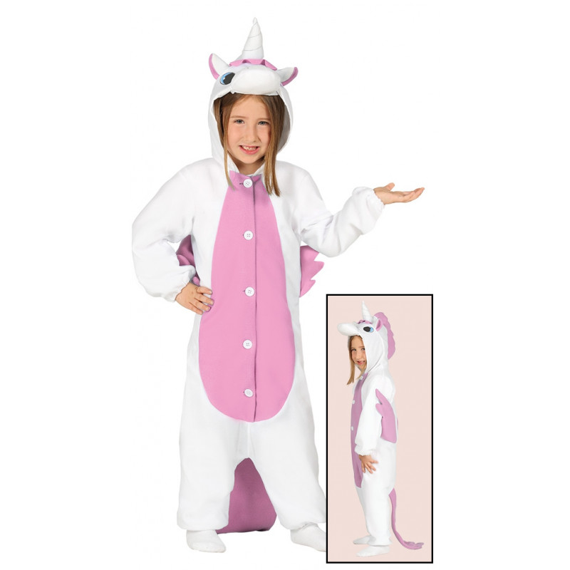 Disfraz de Unicornio Rosa Infantil - Pijama de Unicornio para Niña.-2019-2O6-87640