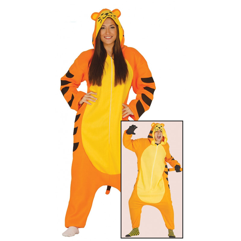 Disfraz pijama de tigre adulto. Disfraz Tigger Winnie the pooh-2019-2J6-84919