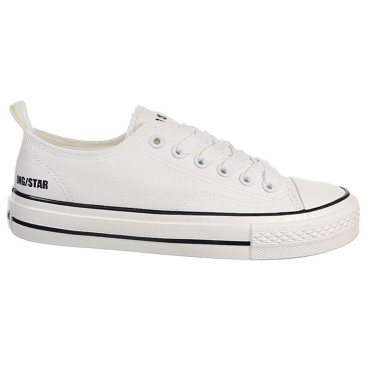 DNG 21451 Zapatilla de lona Antideslizante con Cordones para Mujer