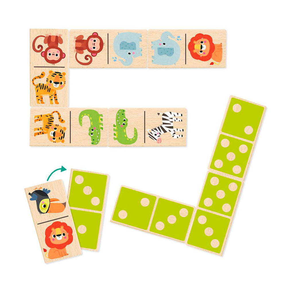 Dominó de madera Jungle - Goula