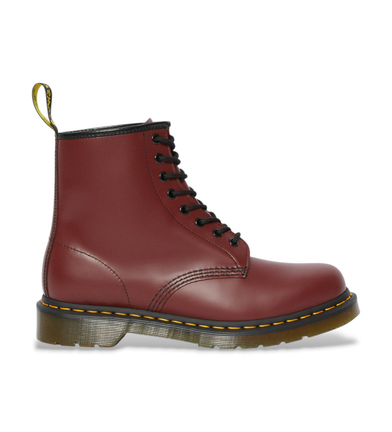 Dr Martens Botas de piel 1460 smooth burdeos