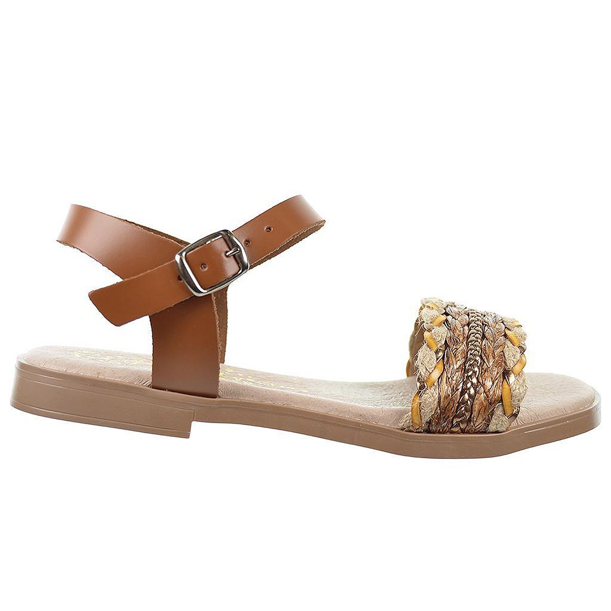 3534 Duendy Sandalia Piel Confort y Antideslizante Mujer
