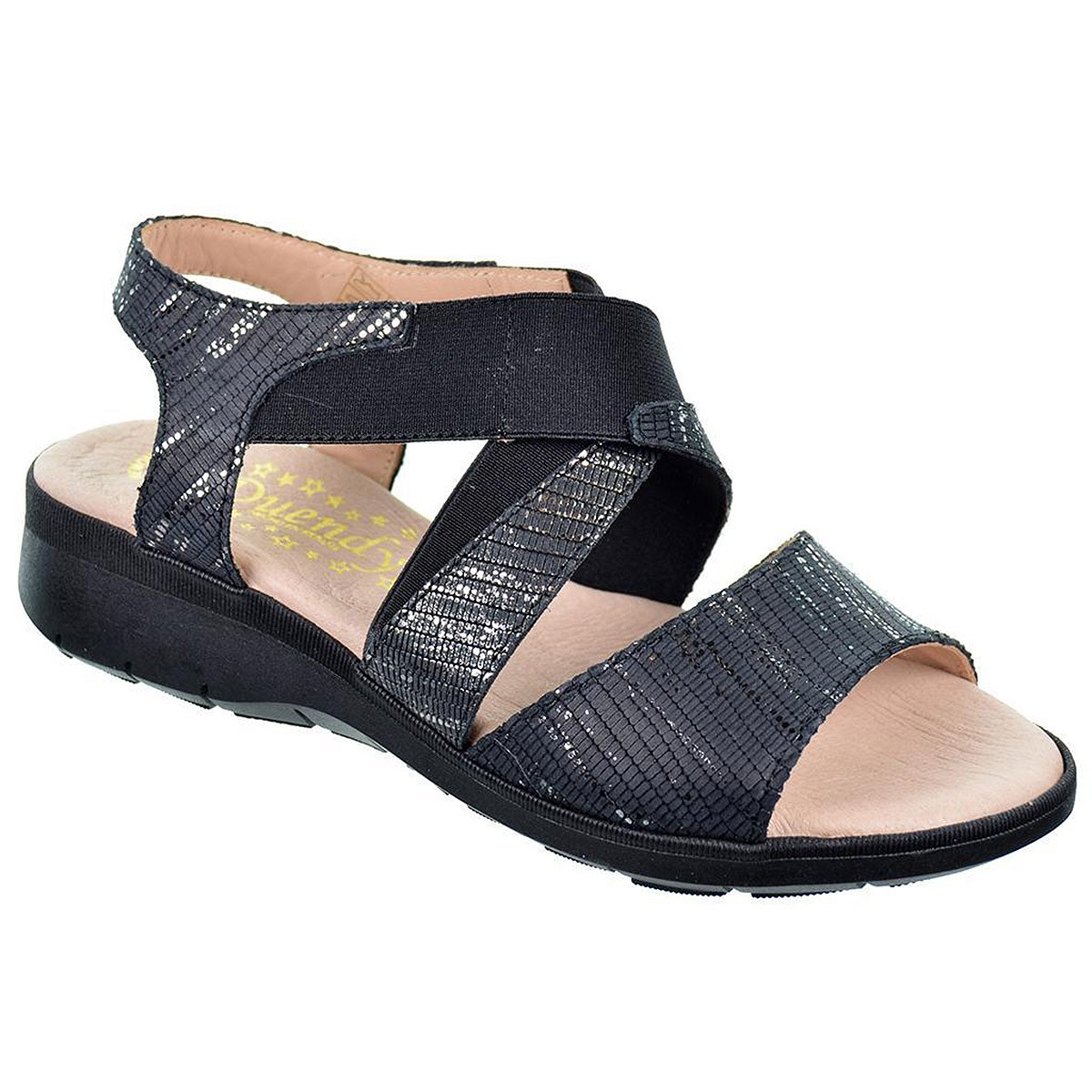 3594 Duendy Sandalia Piel Pies Delicado Antideslizante Mujer