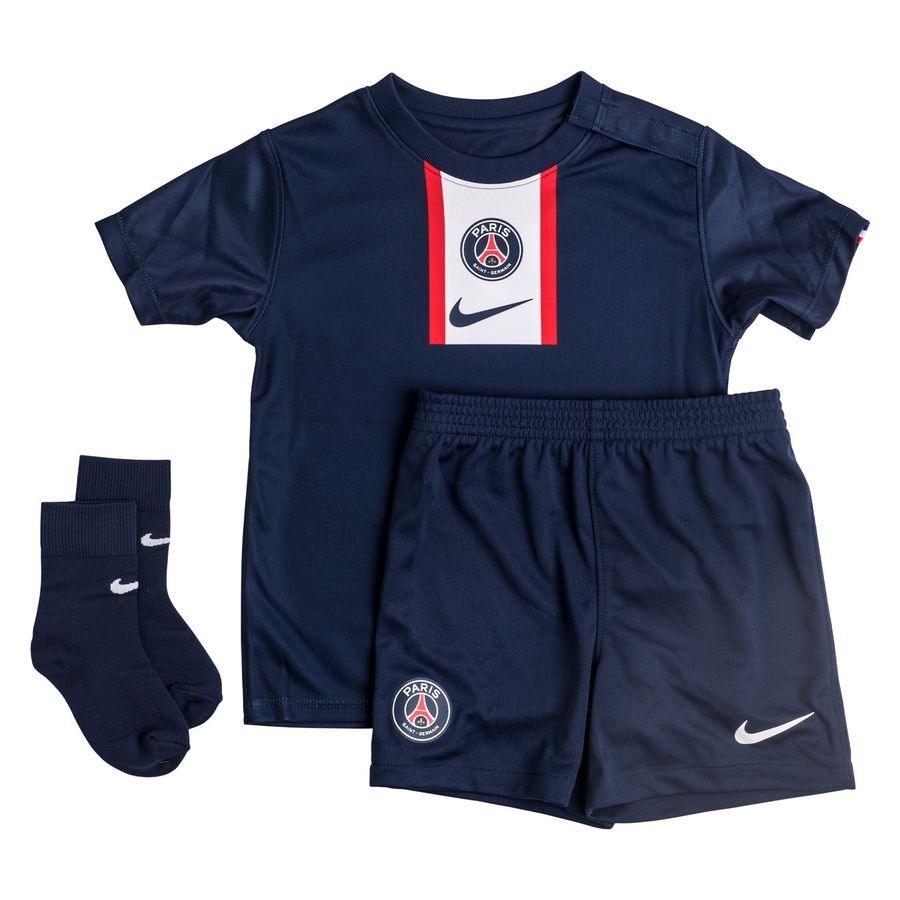 Paris Saint Germain Camisa Primera Equipación 2022/23 Kit para bebés Niños