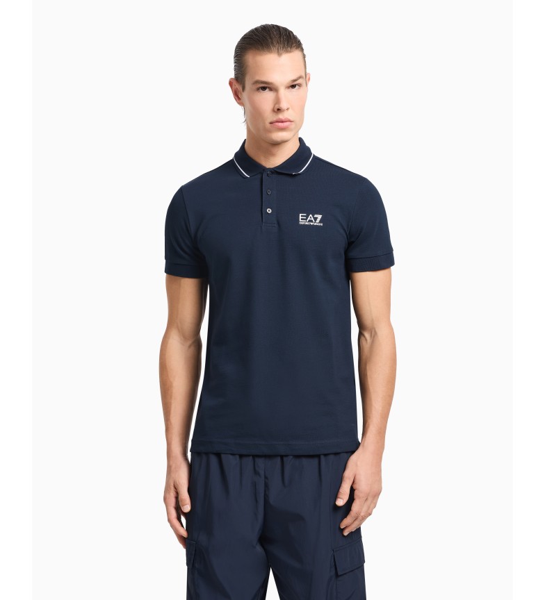 EA7 Polo Core Identity marino