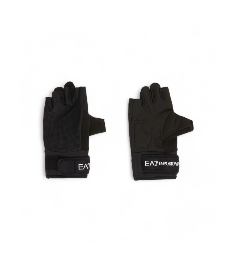 EA7 Guantes Train Fitness negro