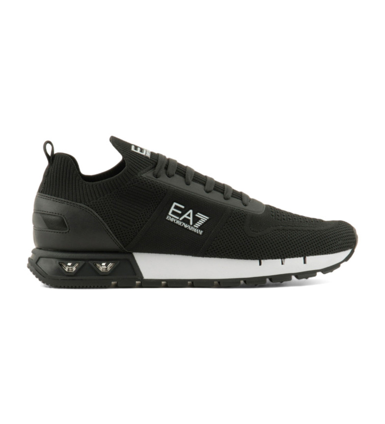 EA7 Zapatillas Black & White Legacy Knit negro