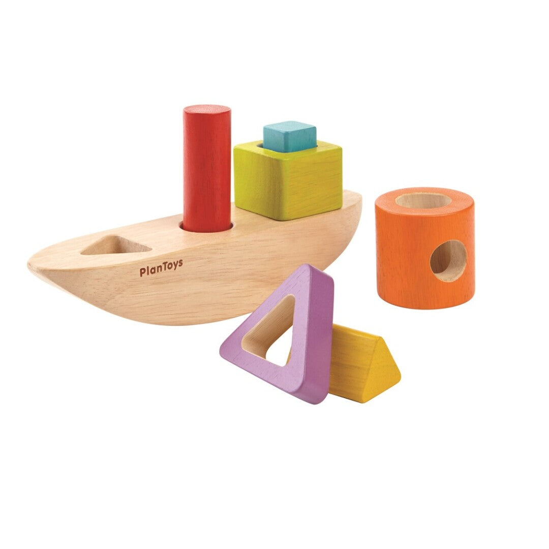 Encaja el barco Plantoys